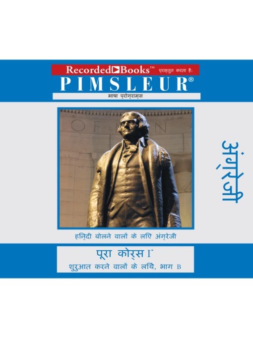 Title details for English for Hindi Speakers IB by Pimsleur Language Program - Available